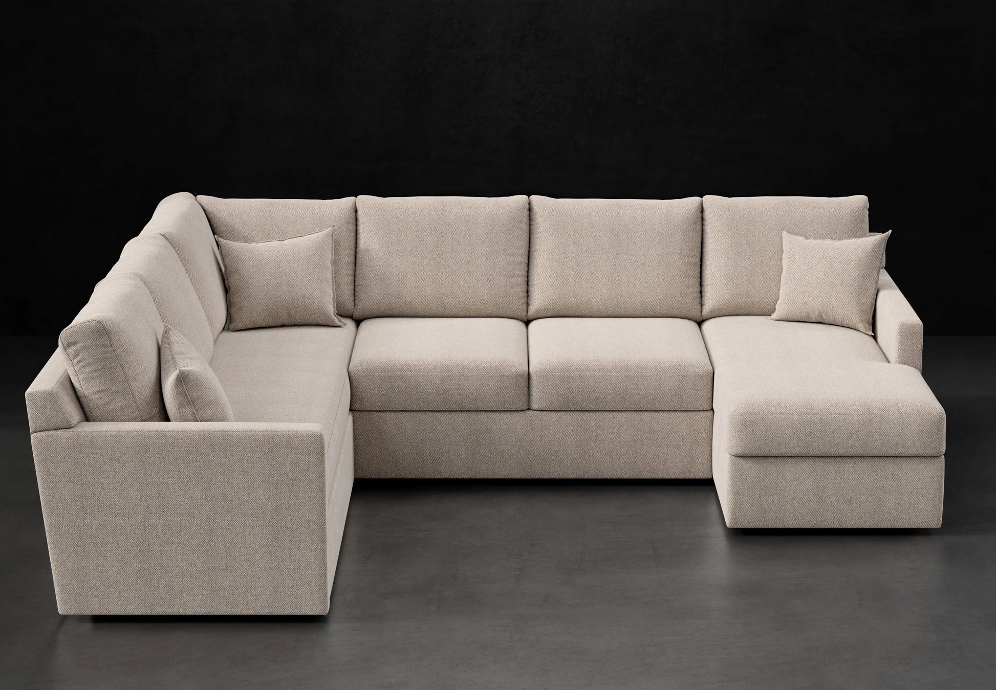 STANDARD TRACK ARM L SECTIONAL CHAISE cpb_product HENDRICKS