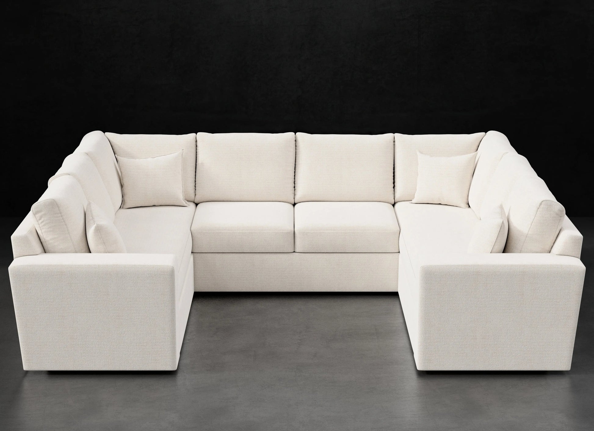 WIDE TRACK ARM U SECTIONAL cpb_product HENDRICKS
