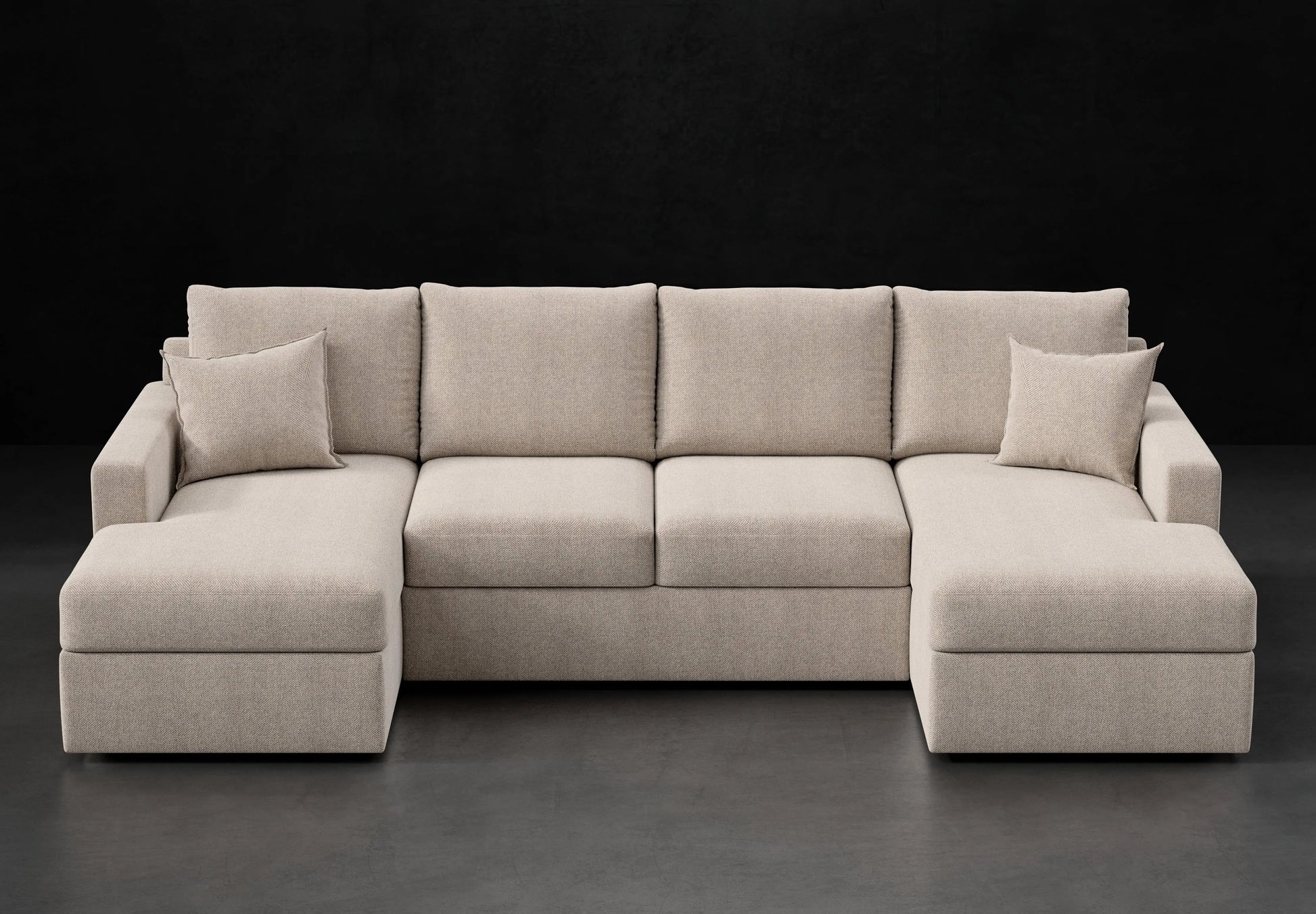 STANDARD TRACK ARM U SOFA cpb_product HENDRICKS