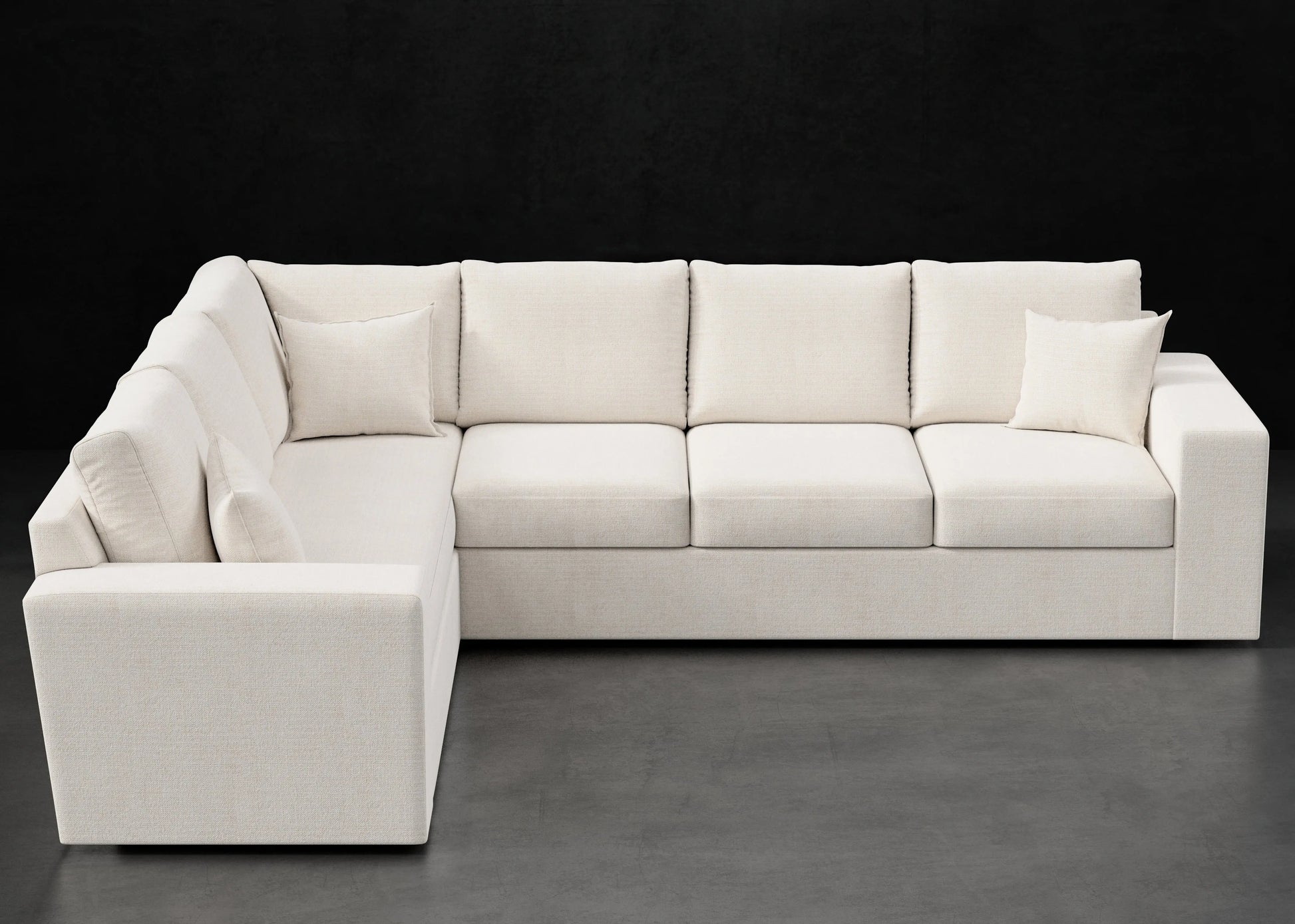 WIDE TRACK ARM EXTENDED L SECTIONAL cpb_product HENDRICKS