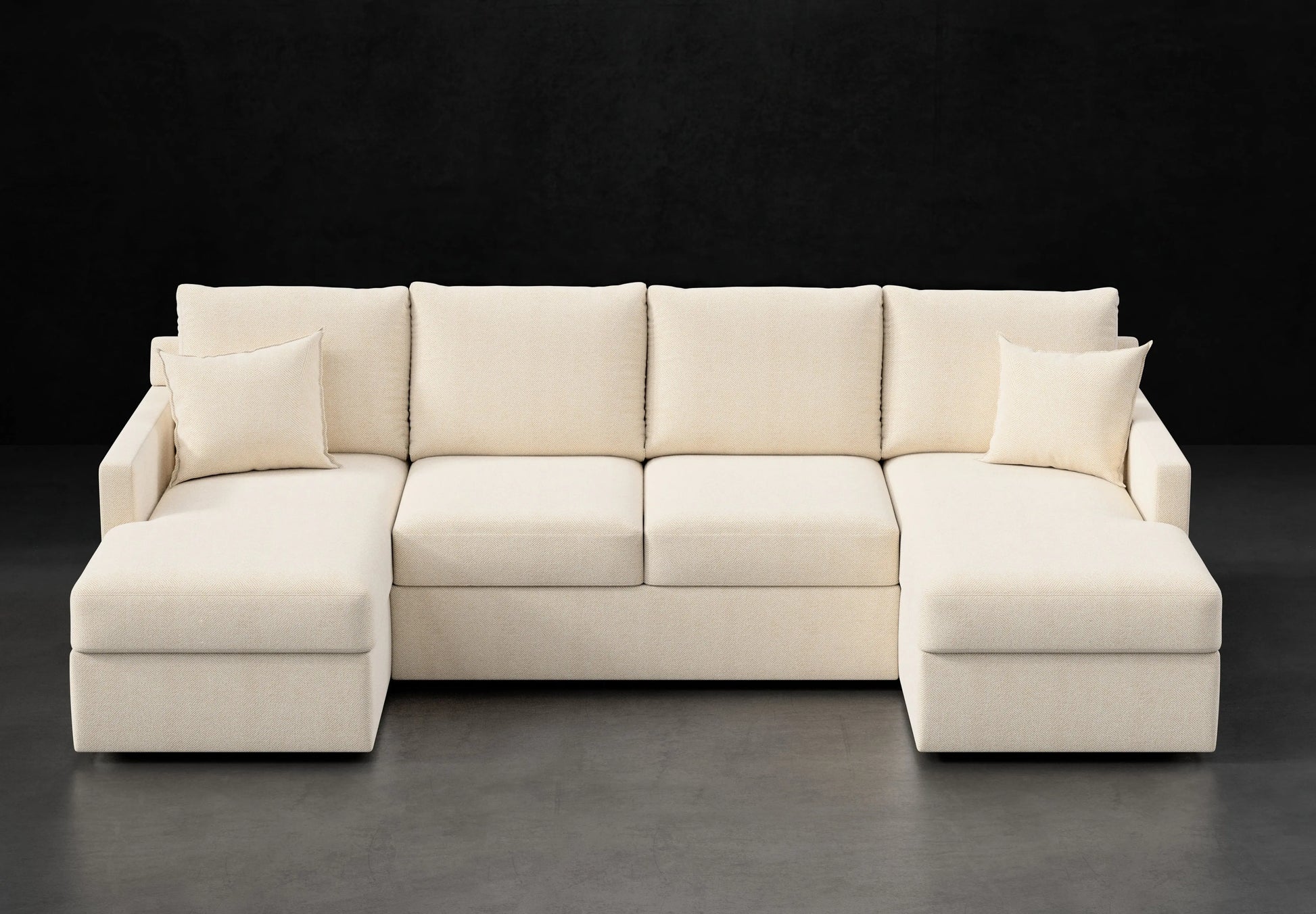 PETITE TRACK ARM U SOFA cpb_product HENDRICKS